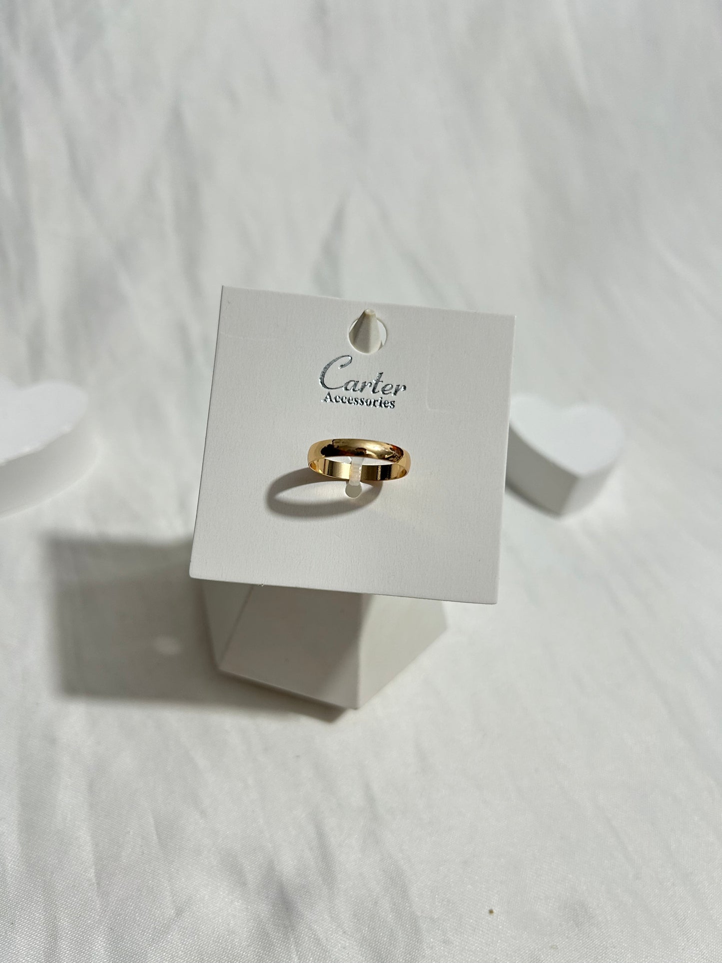 Carter Accessories Altın Renk Minimal Yüzük