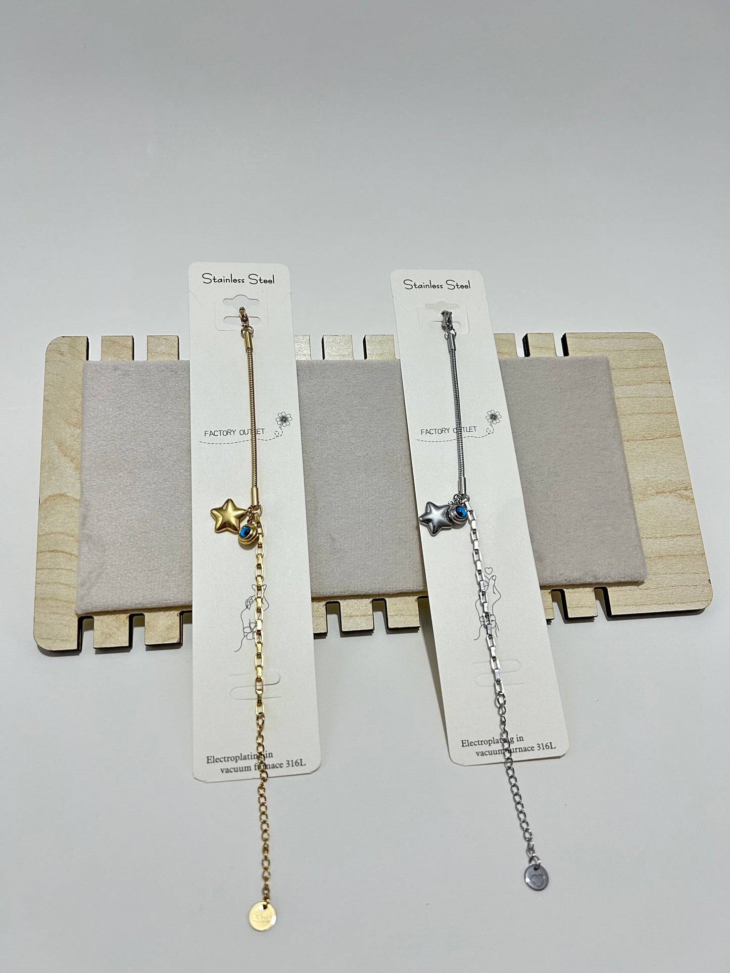 Altın & Gümüş Civciv Gözü Bileklik