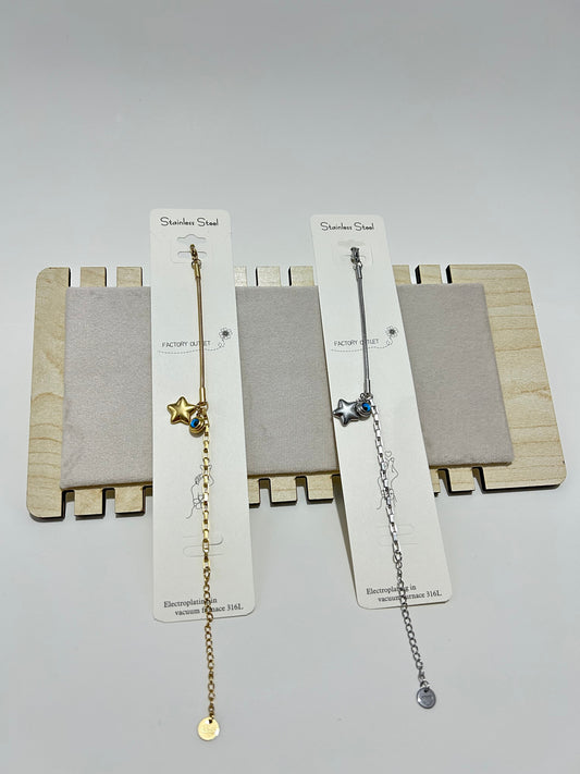 Altın & Gümüş Civciv Gözü Bileklik